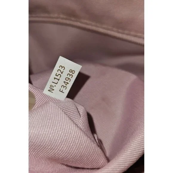 Coach F34938 Coated Canvas Signature File Khaki/Pink Crossbody Bag - Picture 13 of 16